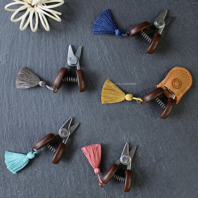 Embroidery Scissors Small - 小さな革のはさみ,糸の切削工具,DIY,革製品,布地の刺,