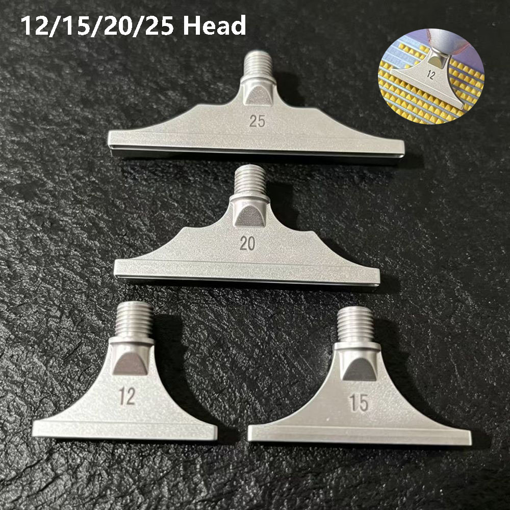 Embroidery Tools - 新しい12/15/20/25ヘッドダイヤモンドペインティング用大型ロングペン先、薄型多機能ネジ式ペン先刺繍ネイルアートツール