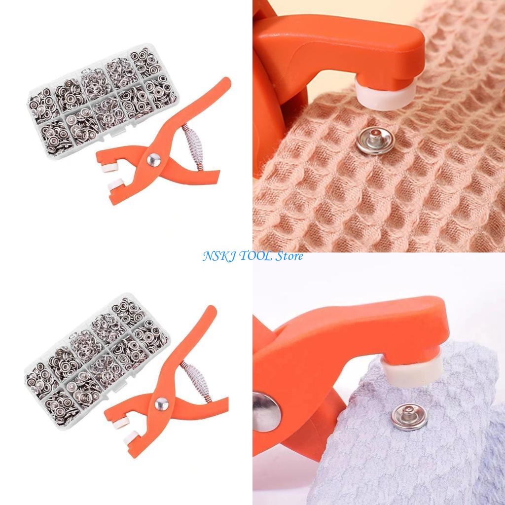 Embroidery Operator - L8RC プロの衣類お直し用多目的金属スナップ ファスナー セット