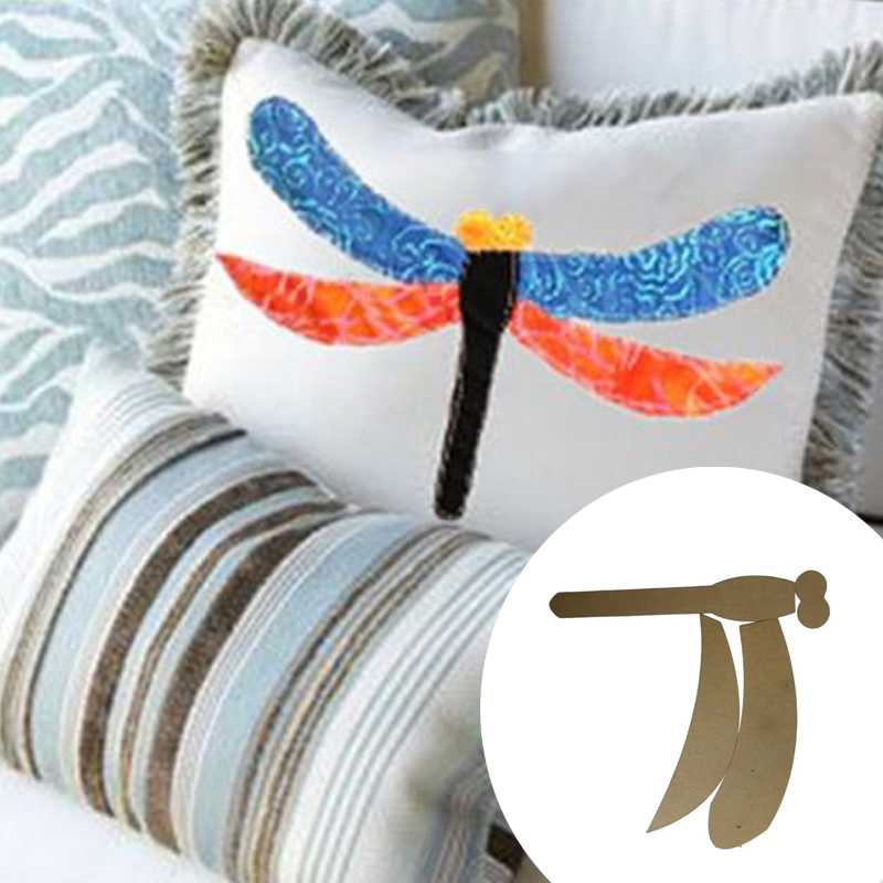 Embroidery Tools - トンボキルティングテンプレート DIYクラフトに適した透明な縫製パターン、ブランケット、枕カバー、衣類、キルティングの必需品用の耐久性のある刺繍縫製ツール、複合縫製耐久性のあるテンプレート、縫製テンプレート