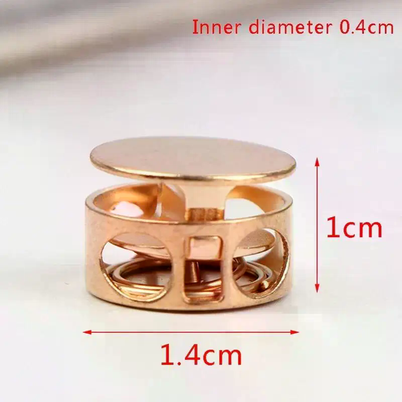 10個入り 調整可能な金属製ロープロッククリップ 2穴デザイ - Embroidery Bracelet のレビューと価格