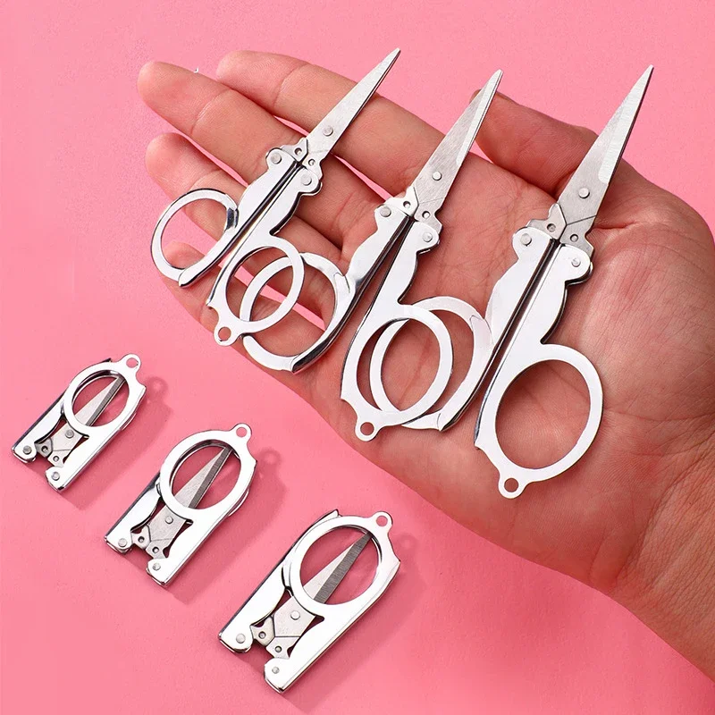 刺繍用はさみ ミニ折りたたみはさみ 糸切りはさみ 緊急用はさ - Embroidery Scissors Small のレビューと価格