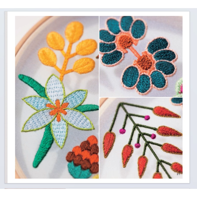 初心者向け刺繍模様：簡単な花と果物のデザイン、ステップバイス - Embroidery Design Patterns Flowers のレビューと価格