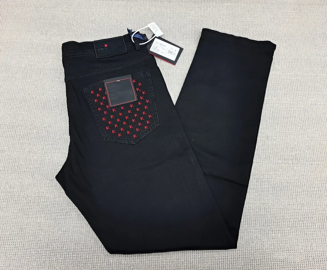 OECHSLI ジーンズ薄い綿男性 2025 春夏新ミドルウ - Embroidery On Jeans のレビューと価格