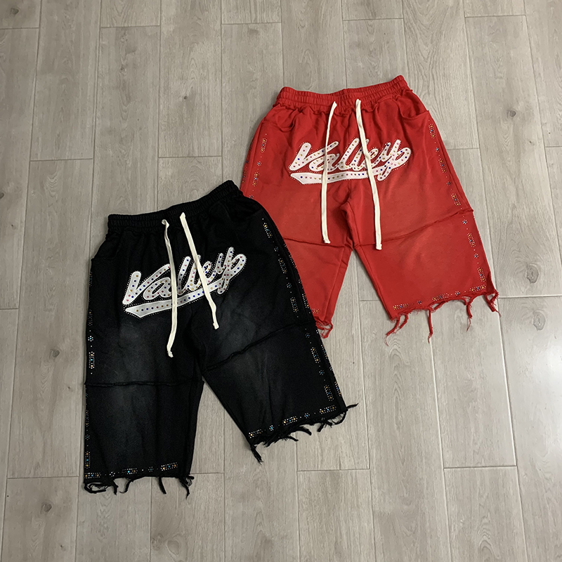 新着 VALLEY メンズ弾性ウエストカジュアルショーツライ - Embroidery Motif のレビューと価格