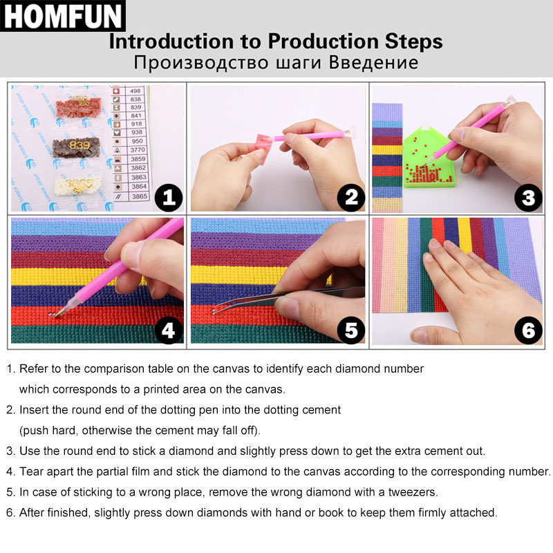 Homfun-ダイヤモンド絵画のテーマ「魚」,正方形または円 - Embroidery Fish のレビューと価格