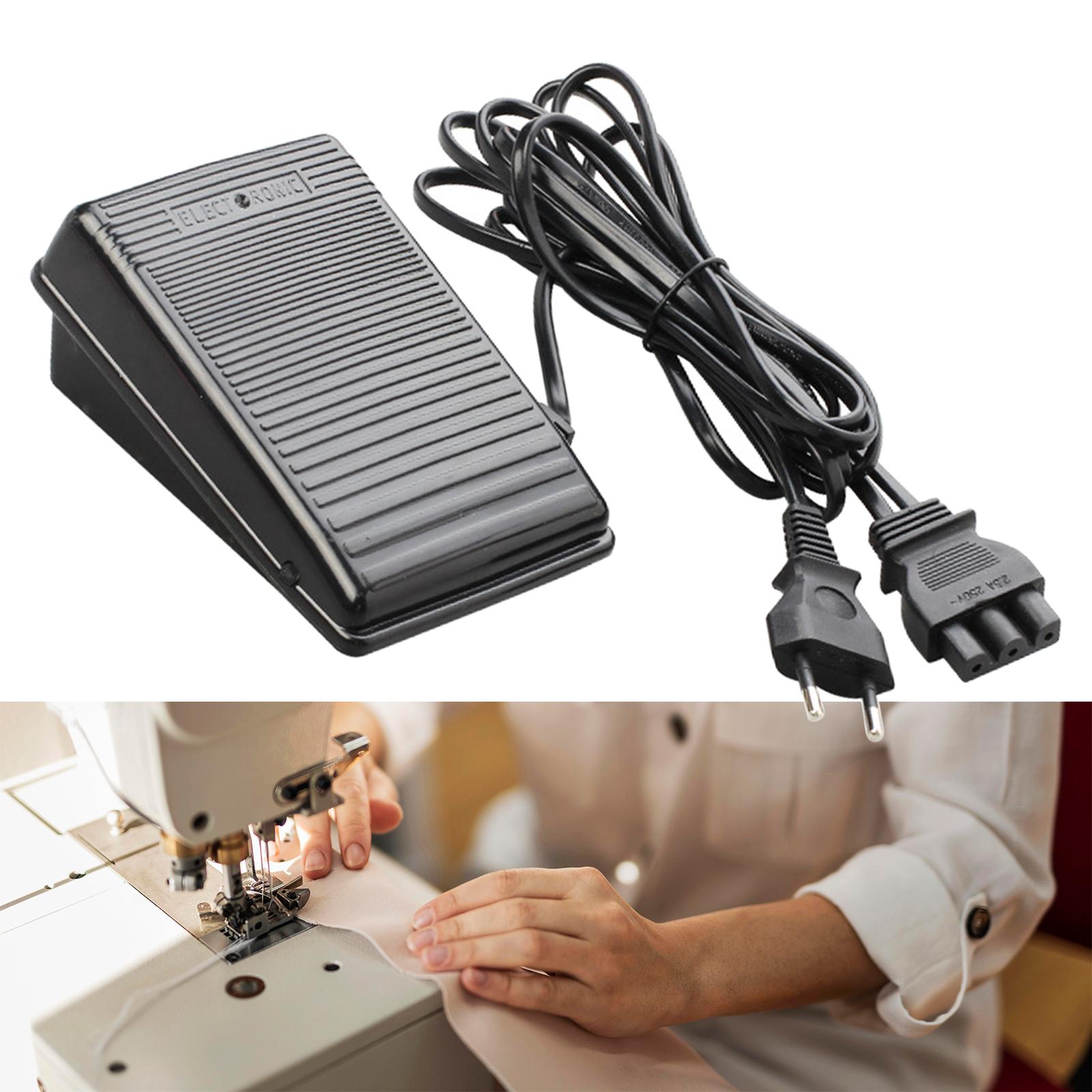 1 個多機能ミシンフットペダル電源コード 220V 修理足操 - Embroidery Operator のレビューと価格