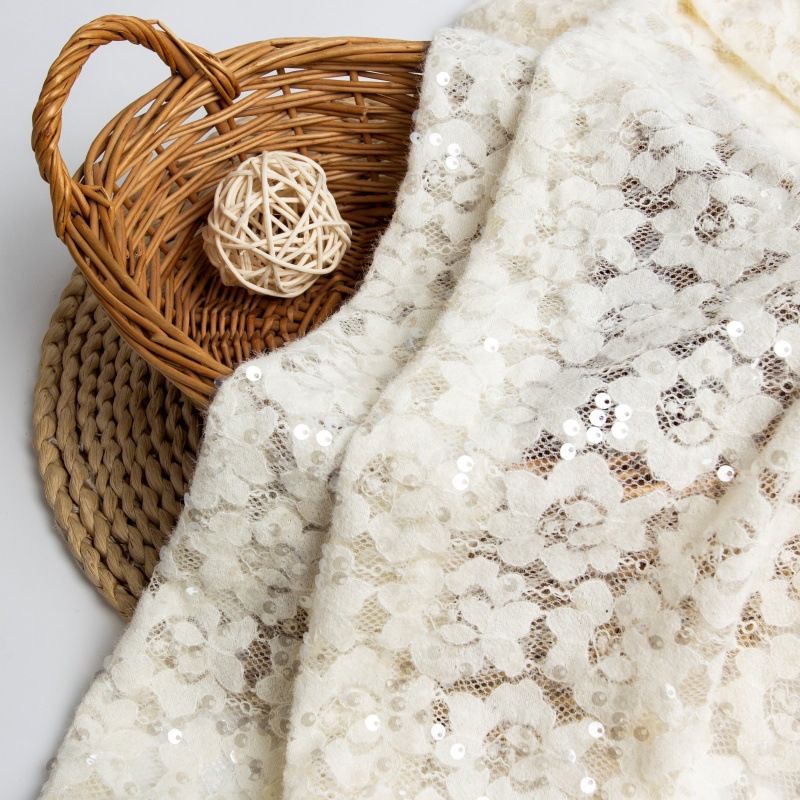 スパンコール付きの新しい豪華なレース生地、DIYの女性向けフ - Embroidery Design Patterns Flowers のレビューと価格