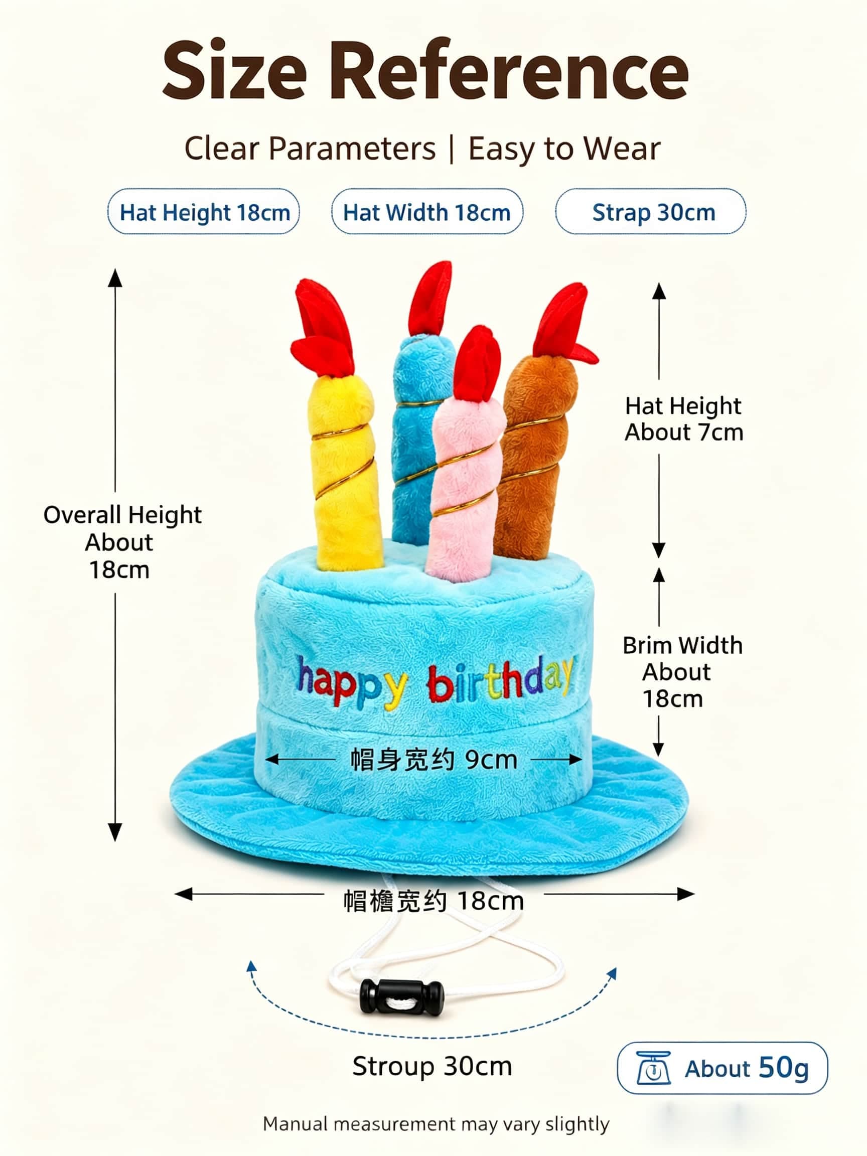 素敵なペットの誕生日コスチューム帽子 3D ケーキキャンドル - Embroidery Design Love のレビューと価格