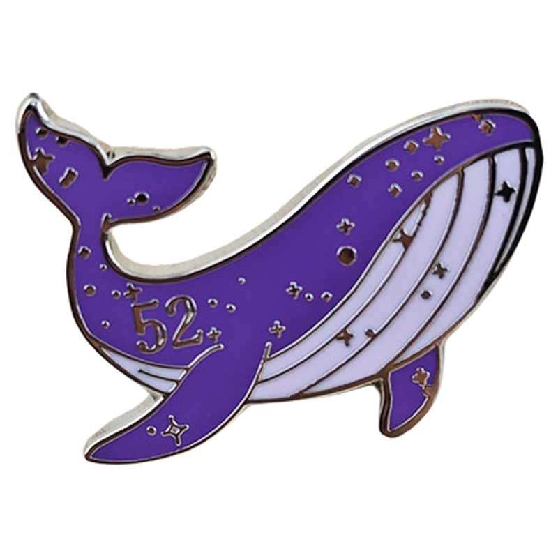 K-POP ARMY 52ヘルツ 孤独なクジラ エナメルピン - Embroidery Fish のレビューと価格