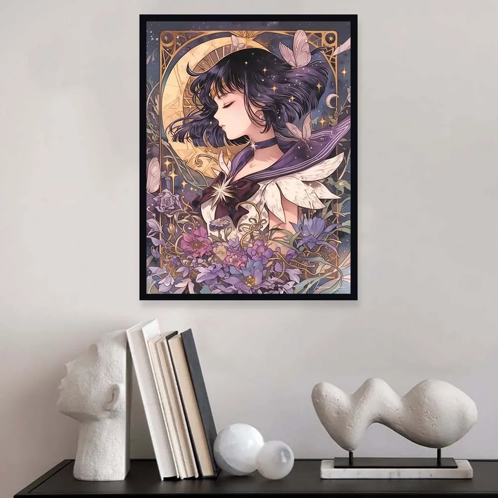 漫画アニメダイヤモンドペインティング美少女月少女戦士貼り付け - Embroidery Room のレビューと価格