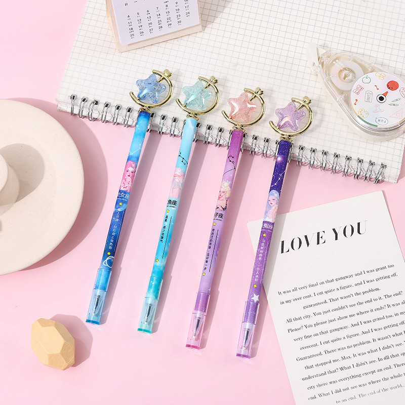 20ピース/ロットクリエイティブ妖精ゲルペンかわいい12星座 - Transfer Pen Ink のレビューと価格