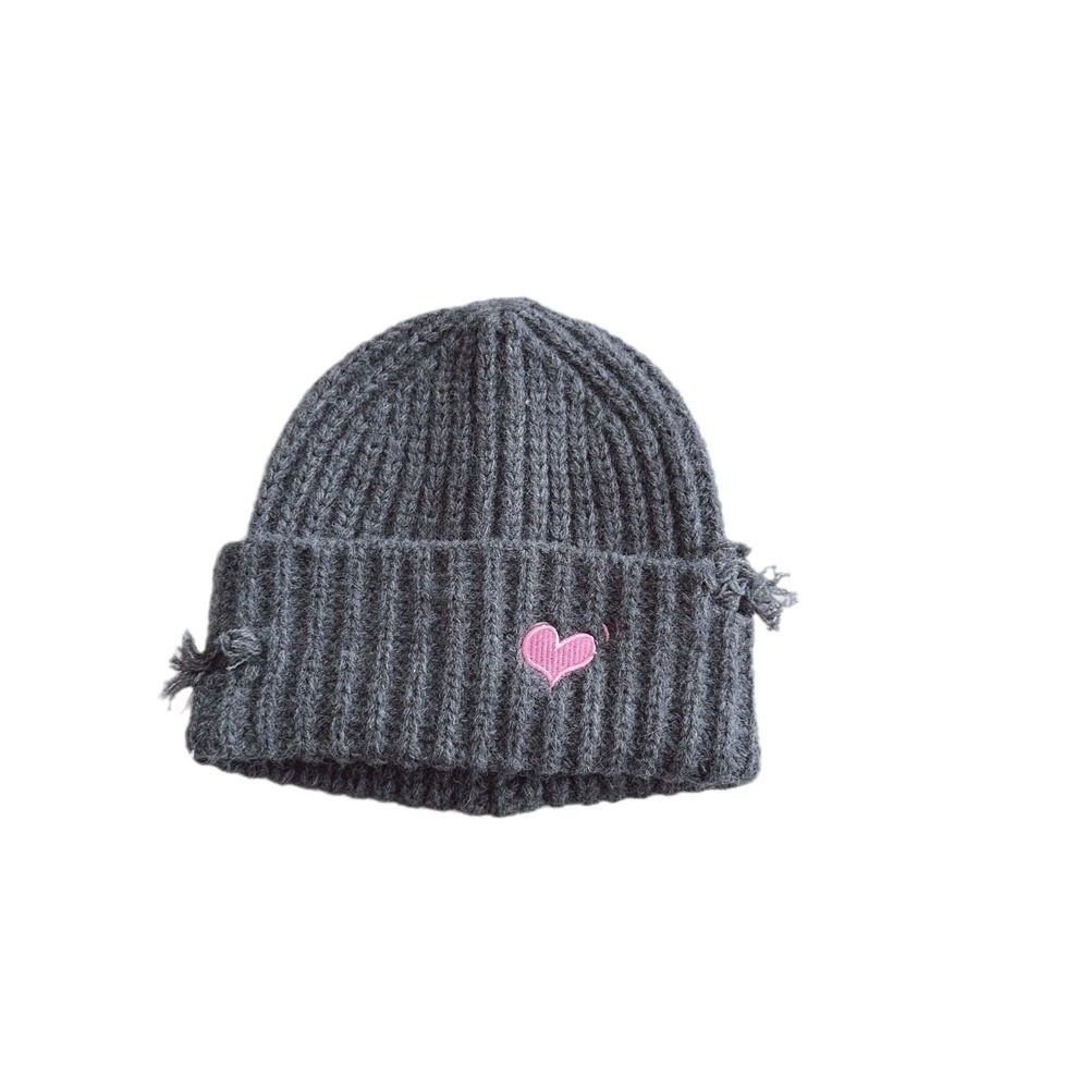 韓国風新作高級子供ニット帽 秋冬暖かいおしゃれな穴あきデザイ - Embroidery Design Love のレビューと価格