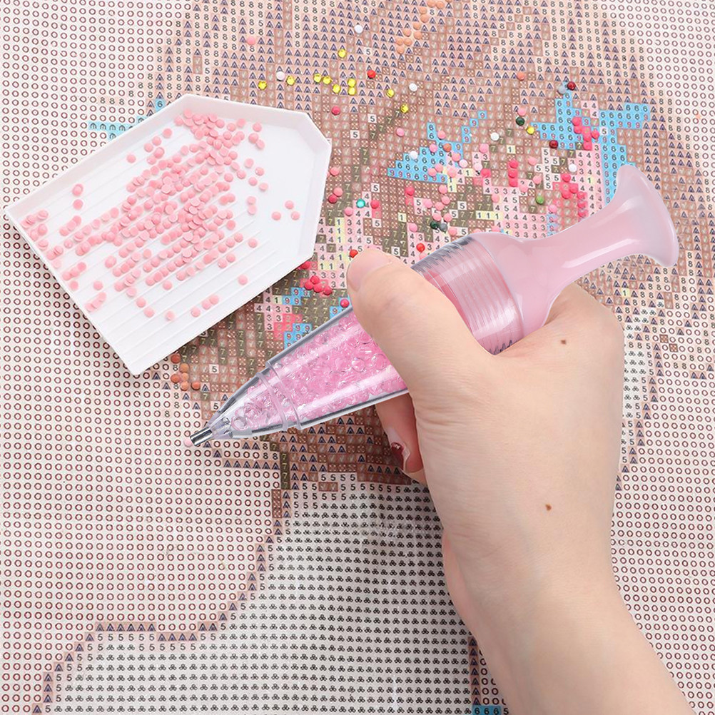 2本組ダイヤモンドアートペン 花瓶型精密ドリルペン ネイルア - Embroidery Flower のレビューと価格