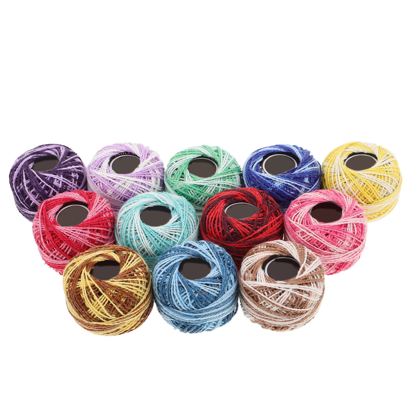12色のカラフルな綿刺繍糸セット、クロスステッチ、編み物、ブ - Embroidery Bracelet のレビューと価格