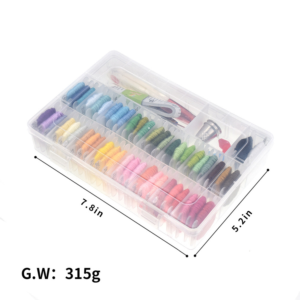50種類の刺繍キット、初心者向けパターン入りキット、初心者用 - Embroidery Tools のレビューと価格