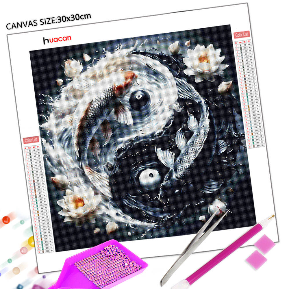 HUACAN-イルカの空のダイヤモンド絵画,海と夕日の刺em - Embroidery Fish のレビューと価格
