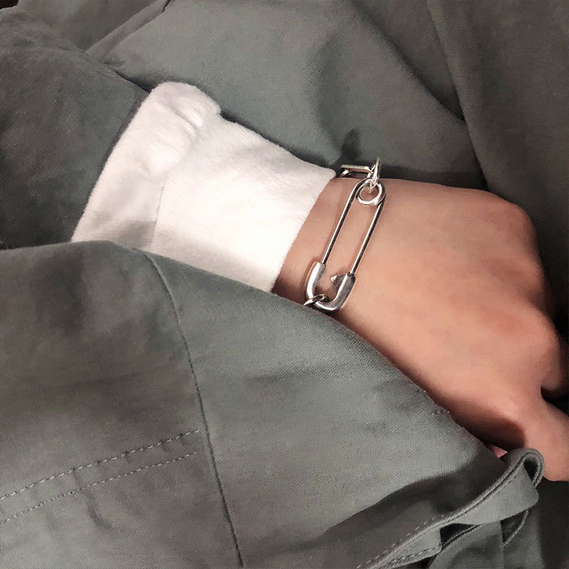 925 スターリングシルバー太いチェーンブレスレット女性のた - Embroidery Bracelet のレビューと価格