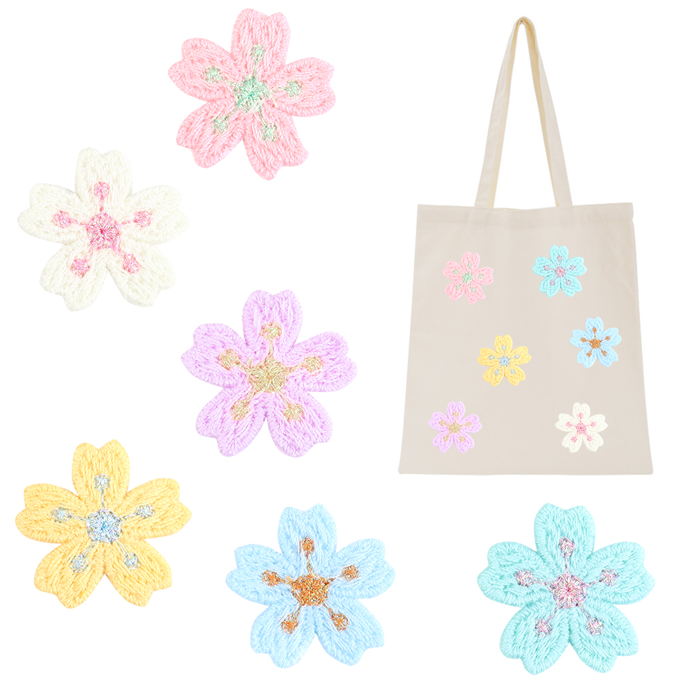 20 ピース/ロットカラフルな 2.4 センチメートル刺繍花 - Embroidery Flower のレビューと価格
