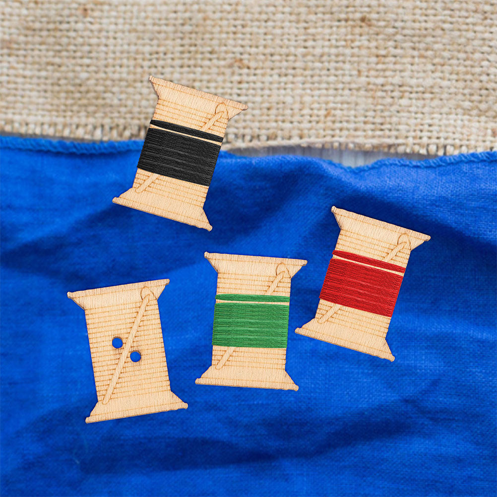 100個入り木製ミシン糸ボビン、ナチュラルカラー巻取りボード - Embroidery Tools のレビューと価格