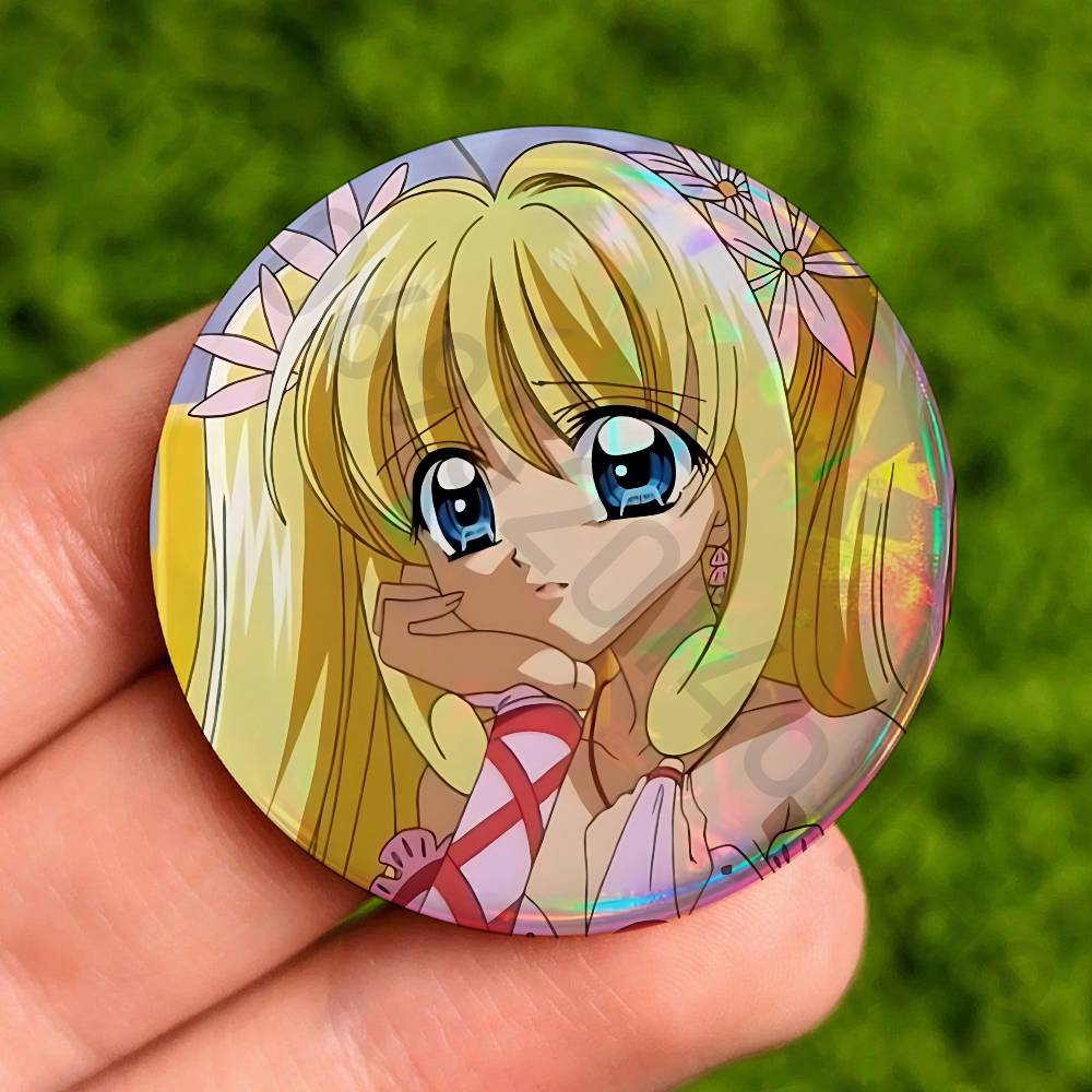 マーメイドメロディー ピッチピッチ ピンバッジ 25mm 7 - Embroidery Fish のレビューと価格