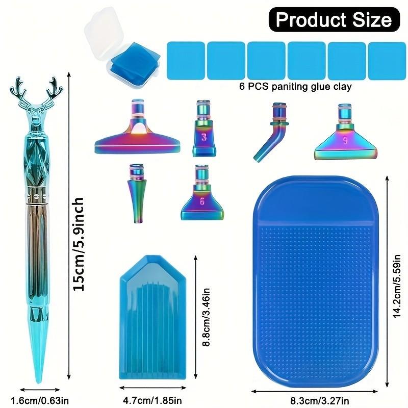 鹿の角の形をしたラインストーンペン、メタルチップ付き、ダイヤ - Embroidery Tools のレビューと価格