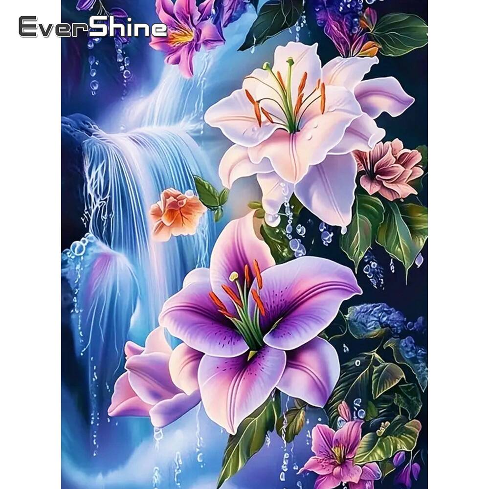 エバーシャイン-日曜大工のダイヤモンド絵画,モザイク,海辺の - Embroidery Flower のレビューと価格
